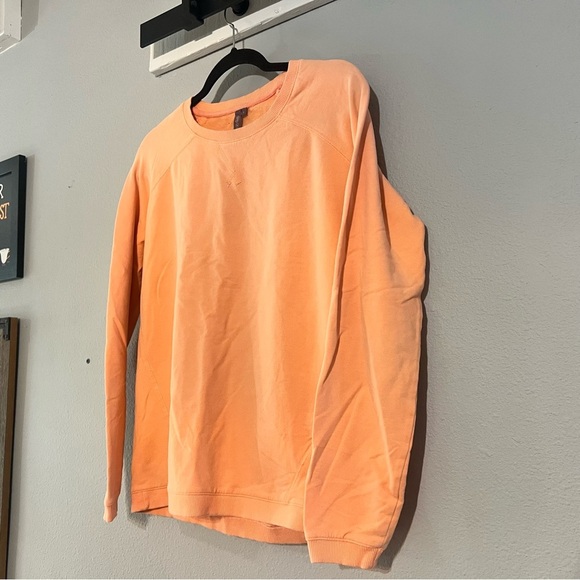 Sweaty Betty Light Orange Peach Crewneck Pullover Sweatshirt Size Small - Picture 4 of 7